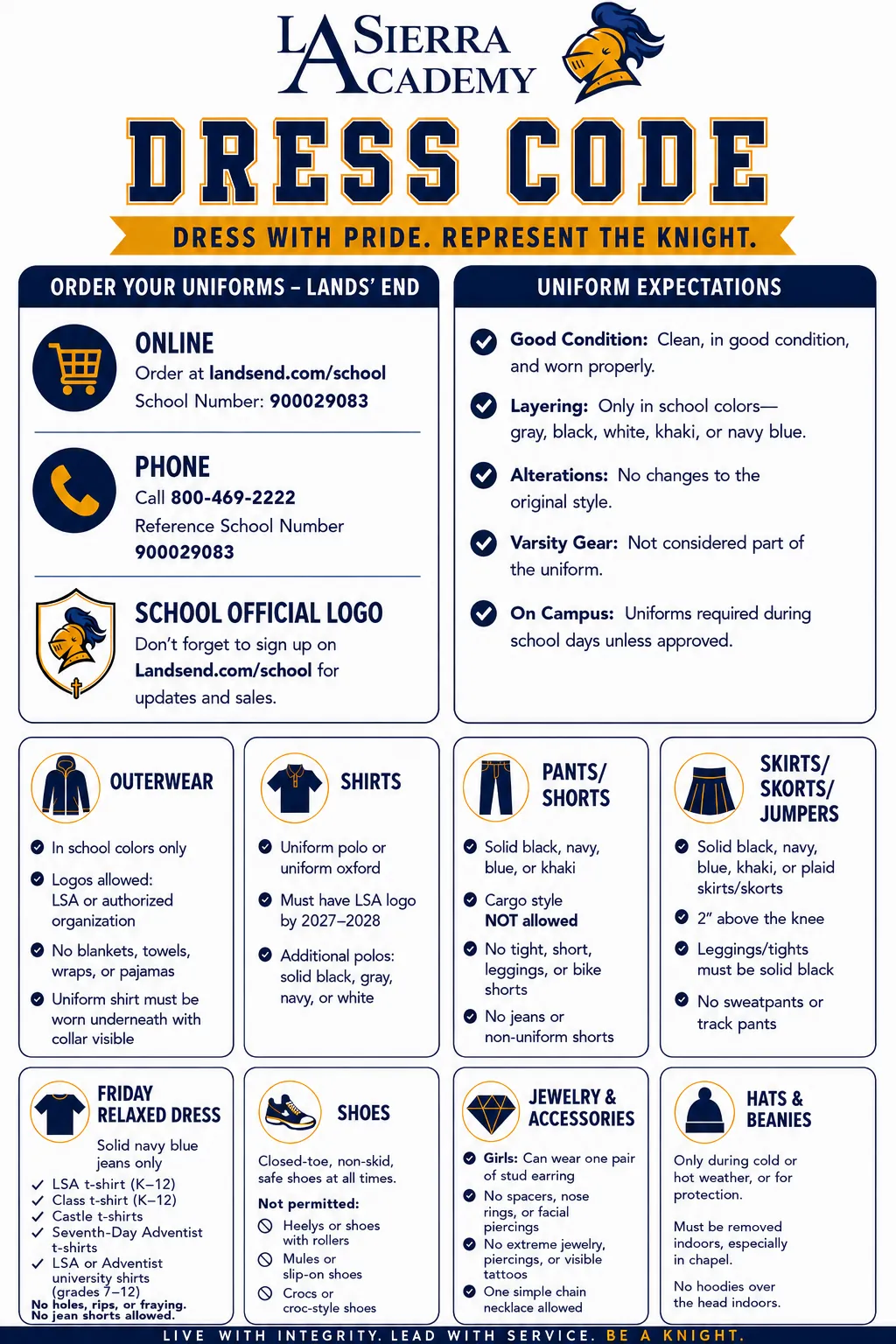 La Sierra Academy dress code