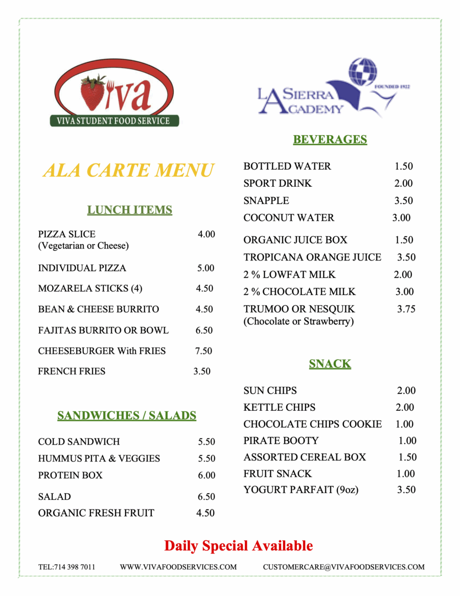 Ala Carte